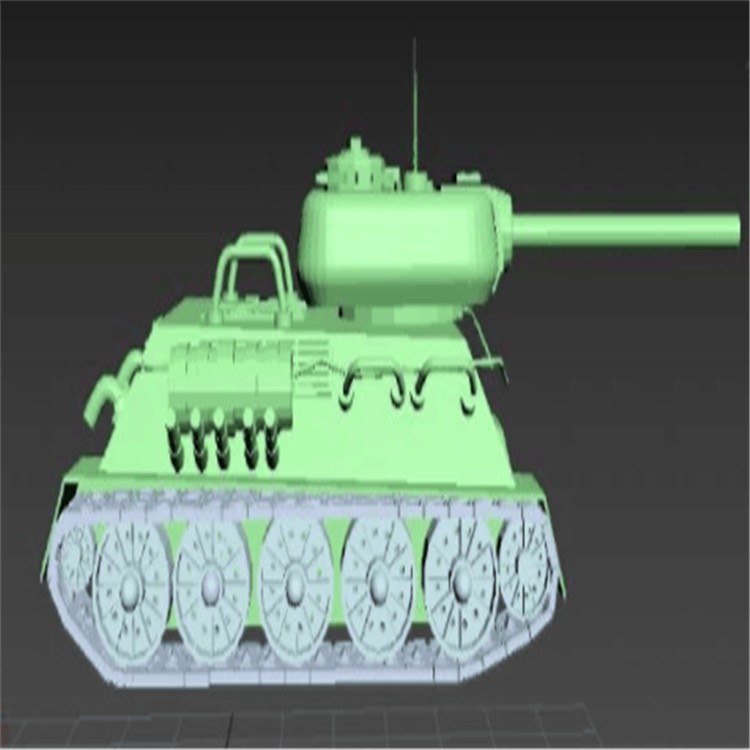 克孜勒苏柯尔克孜充气军用坦克模型